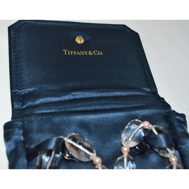 Tiffany Rock Crystal Pearl Necklace: in BOX --------------------------------------------------------- Tiffany's exciting...