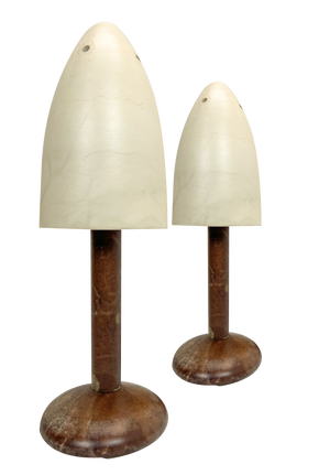 Mid-Century Alabaster Mushroom Pegasam Table Lamp, Spain, 1970s, Set of 2