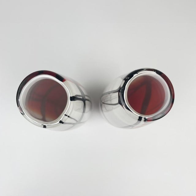 Large Murano Glass Vases from Made Murano Glass, 1980s, Set of 2 For Sale - Image 4 of 5