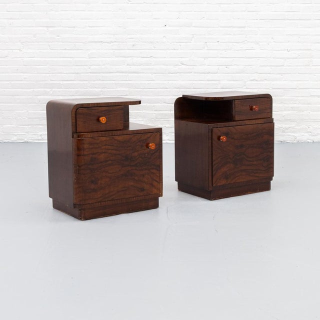 Art Deco Bedside Tables, 1920s, Set of 2 For Sale - Image 18 of 18