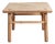 Rustic Square Coffee Table in Wood For Sale