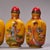 Glass Set of 4 Antique Yellow Glass Snuff Bottles With Four Beauties, 480g Total For Sale - Image 7 of 8
