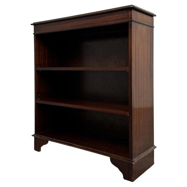 Antique Early 20th Century English Edwardian Display Bookcase For Sale - Image 5 of 11