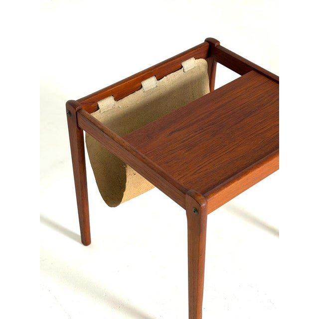Danish Teak Side Table, 1960s For Sale - Image 4 of 13