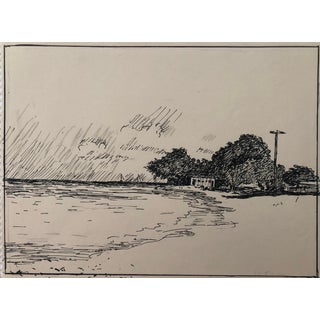1970s Hayward Cirker Caribbean Coastal Scene For Sale