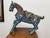 A commanding presence in any collection, this large antique Chinese cloisonné horse is a masterwork of the enameling...