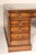 Wood 19th Century George III Style Mahogany Partners Desk WTH Leather Top For Sale - Image 7 of 13