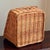 Vintage French-Style Tapered Storage Basket For Sale - Image 9 of 10