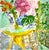 "Garden Room" an Original Colorful Painting by Shann Spishak For Sale
