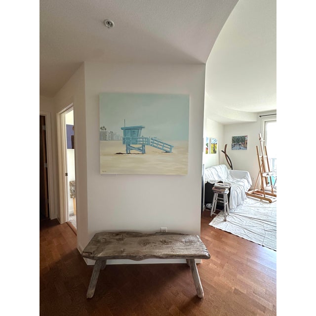 Textile "Winter in Venice" Modern Oil Painting, by Jennifer Hohlfelder For Sale - Image 7 of 10