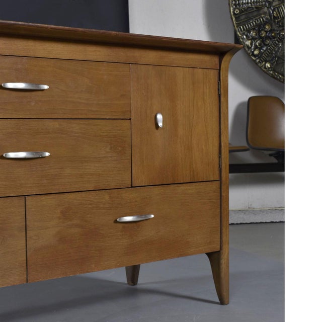Mid-Century Modern Drexel Profile K37 Buffet Credenza by John Van Koert For Sale - Image 10 of 11