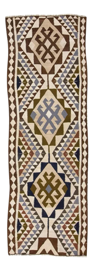 Vintage Wool Kilim Runner
