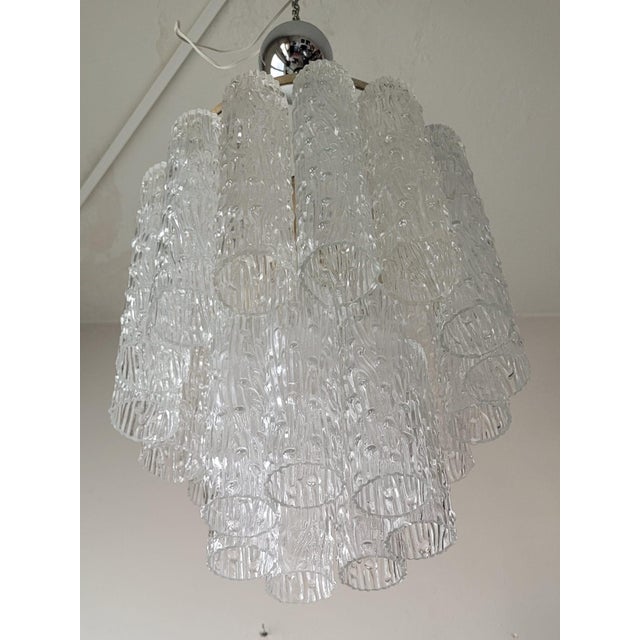 Murano Glass Tronchi Chandelier by Toni Zuccheri for Venini, Italy, 1960s For Sale - Image 11 of 13