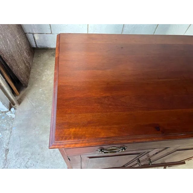 Mid 20th Century Henkel Harris American Colonial Cherry Wood Server or Bar Cabinet For Sale - Image 11 of 12