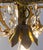French Brass Chandelier with Crystal Drops, 1900s For Sale - Image 15 of 18