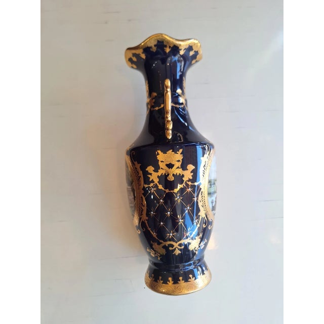 Ceramic Late 20th Century French Style Vase For Sale - Image 7 of 8