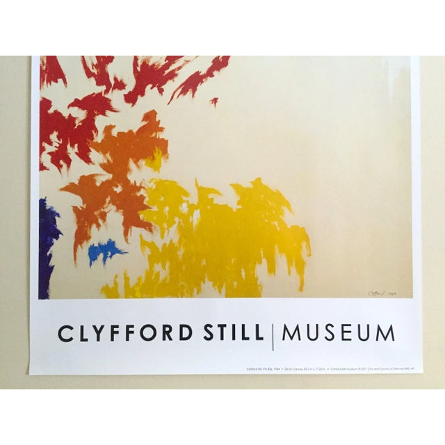 Various Artists Clyfford Still Abstract Expressionist Lithograph Print Poster "Ph - 432", 1964 For Sale - Image 4 of 10