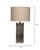 2020s Jamie Young Column Cowhide Table Lamp For Sale - Image 5 of 6