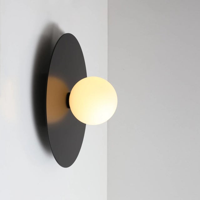 SMBH Minimal Geometric Sconce or Ceiling Lamp by Wojtek Olech for Balance Lamp For Sale - Image 4 of 8