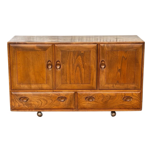 Mid-Century Modern Ercol Sideboard in Wood For Sale