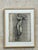 This powerful antique life drawing is a masterclass in the late 19th-century French Academic tradition. Rendered in...