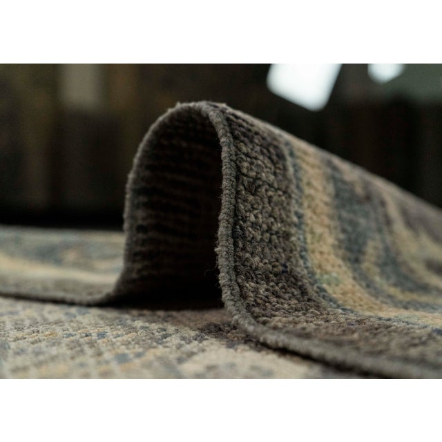Textile Turkish Oushak Rug 2'11" x 8'9" #20215 For Sale - Image 7 of 8
