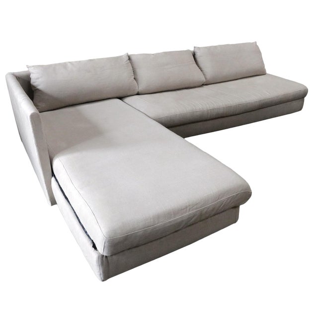 Modern White Sectional Sofa Chairish
