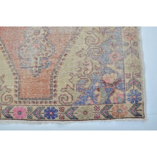 Multicolour Vintage Anatolian Carpet For Sale - Image 4 of 10