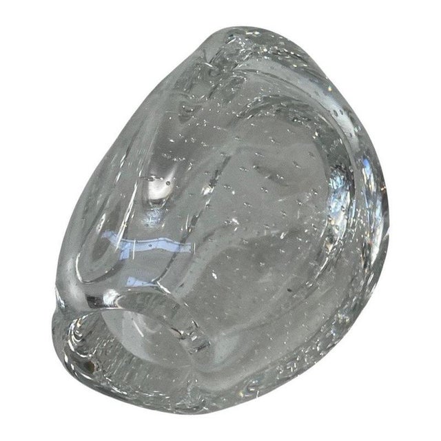 Small Beukennootje Vase with Encapsulated Bubbles by Floris Meydam for Glasunie Leerdam For Sale - Image 10 of 11