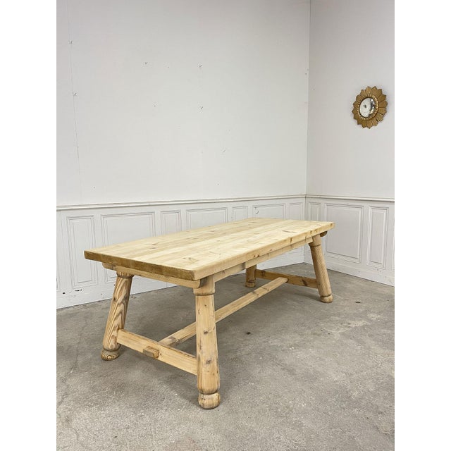 Vintage dining table by Georges Robert, featuring a brutalist design typical of the 1950s, in perfect condition (fully...