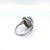 Late 20th Century Platinum Cocktail Ring With Gia Certified Oval Star Sapphire - Size 4.75 For Sale In Phoenix - Image 6 of 8