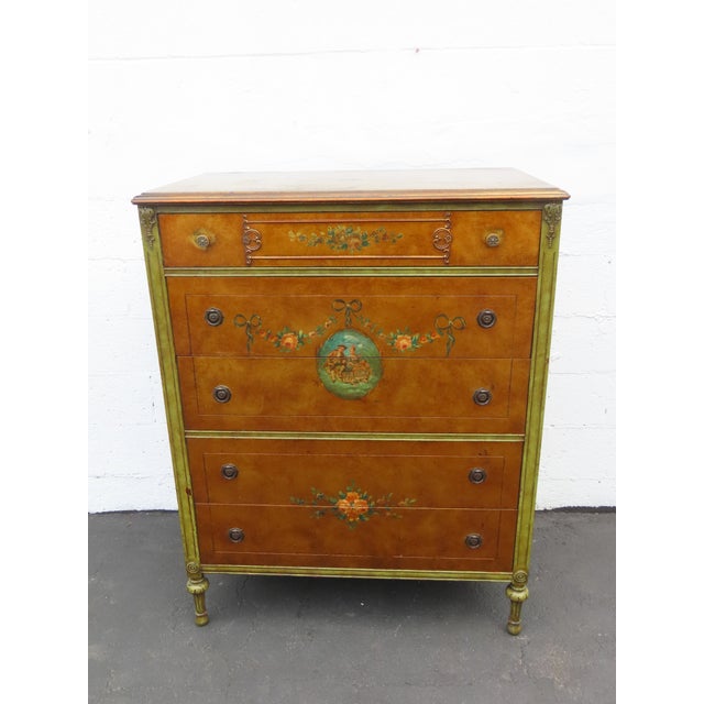 This classic Chest of Drawers is made out of wood, solid wood, and metal. This Chest of Drawers is made in the lovely...