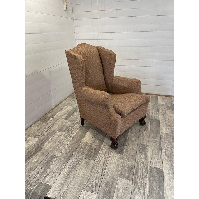 Art-Deco Lounge Chair, 1920-1930 Carved legs Original upholstery In good condition Dims; H= 116 / 52 cm W= 90 cm D= 90 cm...