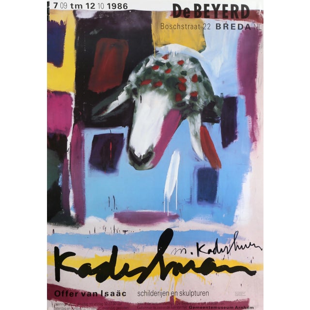 De Beyerd Breda, Menashe Kadishman Poster For Sale In New York - Image 6 of 6