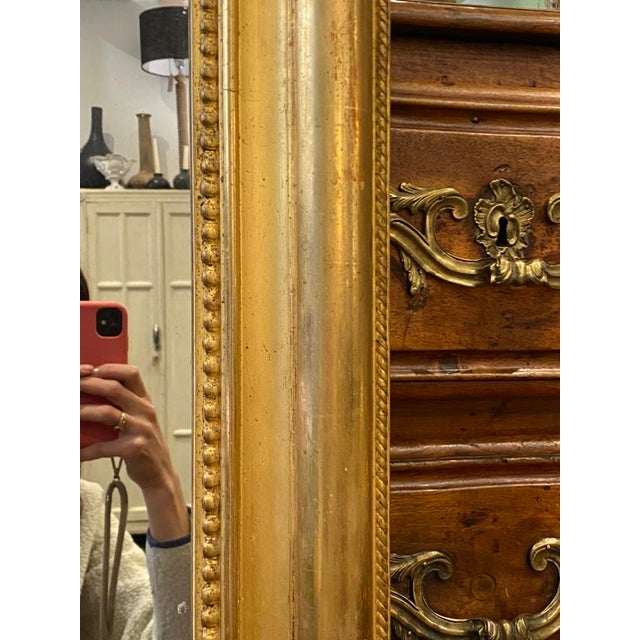 Antique Louis Philippe Mirror, 1890s For Sale - Image 4 of 4