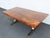 Solid Mahogany and Chrome Large Long Dining Table 6673 For Sale - Image 15 of 18