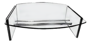 Vintage Italian Glass Burano 183 Coffee Table by Hiroyuki Toyoda for Simon Gavina, 1981