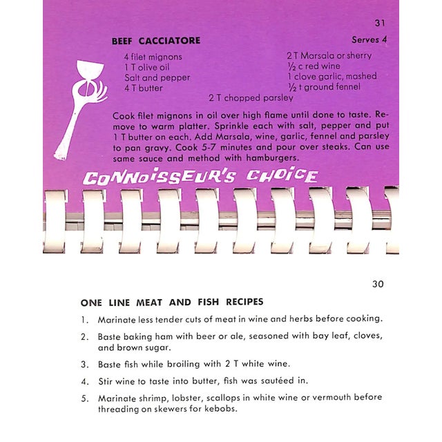 1960s Cooking With Spirit: Wine Cooking for the Distinctive Touch For Sale - Image 5 of 7