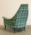 Cerulean Ben Seibel Mid Century Modern High Back Lounge Chair c.1960's For Sale - Image 8 of 9