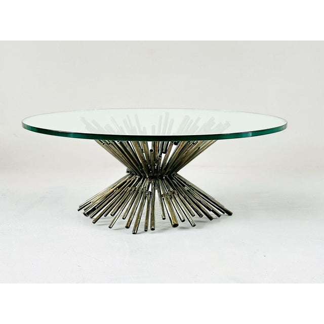 Silas Seandel Brutalist Tubular Coffee Table, 1970 For Sale - Image 4 of 7