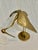 Mid-Century Modern Mid 20th Century Hollywood Regency Chinoiserie Brass Crane Sculptures - A Pair For Sale - Image 3 of 11