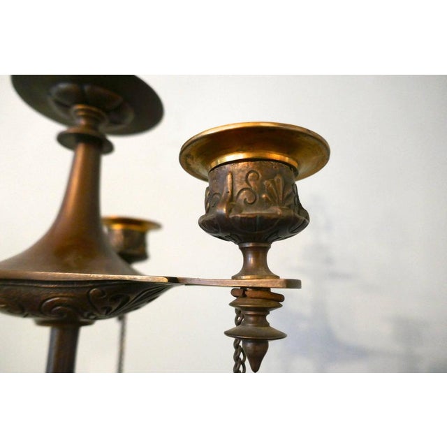 Late 19th Century Louis Philippe French Bronze Candelabra with Snuffers, 1880s, Set of 2 For Sale - Image 5 of 14