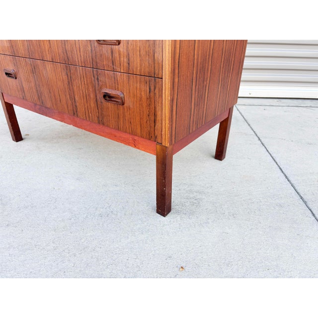 1960s Danish Modern Rosewood Roll Top Writing Desk by Bernhardt Pedersen For Sale - Image 15 of 15