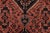 Hamedan Runner 3’7” X 9’7” Red Wool Vintage Tribal Hand-Knotted Oriental Rug For Sale - Image 9 of 14
