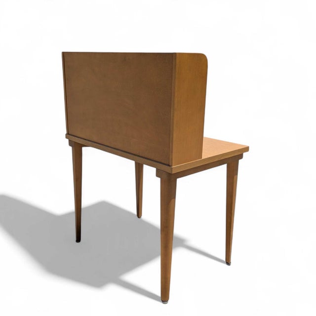 Mid-Century Laminate Desk With Hutch and Bookshelf, Mid-Century Modern For Sale - Image 4 of 17