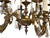 Antique Spanish Brass 6-Arm Heavy Chandelier With Crystal For Sale In Philadelphia - Image 6 of 12