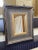 French Provincial Vintage Traditional Baroque Ornate Wood Black & Gold Accent Wall Mirror For Sale - Image 3 of 6