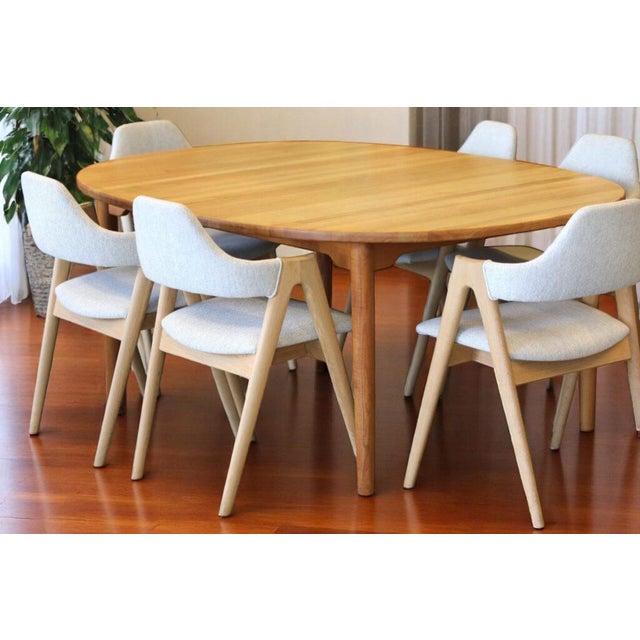Wood Vintage Oval Dining Table in Oak from Brdr. Andersen, 1960s For Sale - Image 7 of 14