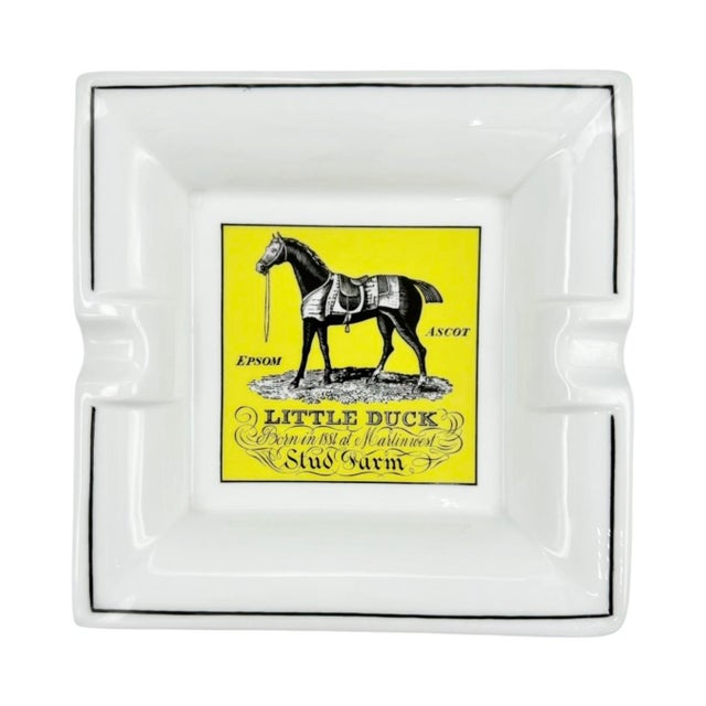 Vintage Little Duck Stud Farm Equestrian Horse Ashtray For Sale In Washington DC - Image 6 of 8