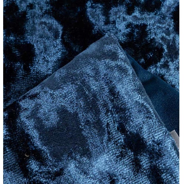 Midnight Ombré Velvet Pillow For Sale - Image 4 of 6